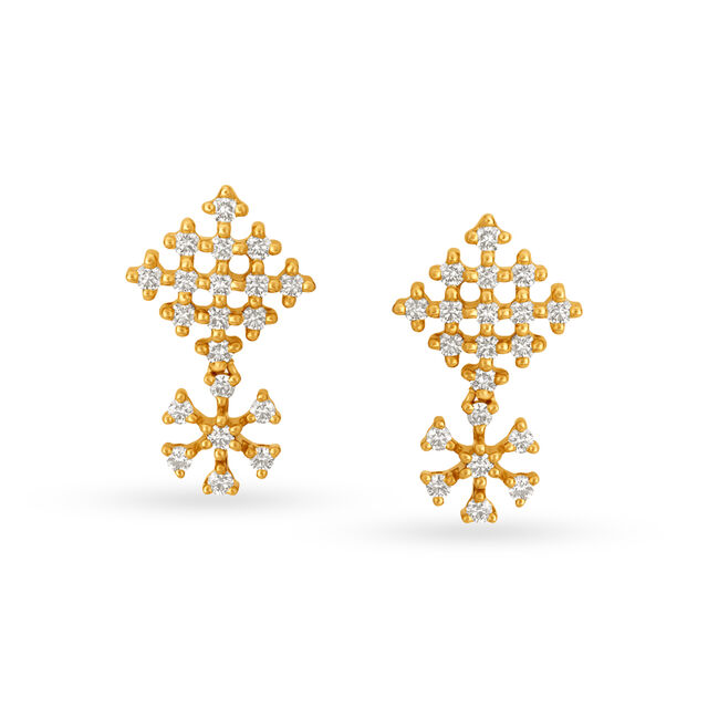 Stunning Diamond Drop Earrings 