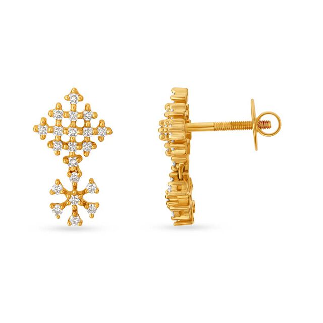Stunning Diamond Drop Earrings 2