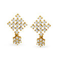Mesmerizing 18 Karat Yellow Gold And Diamond Lattice Drops,,hi-res 