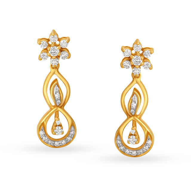 Mesmerising Diamond Stud with Drop Earrings,,hi-res 