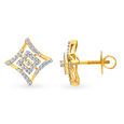 Geometric Luxe Square Earrings,,hi-res 2