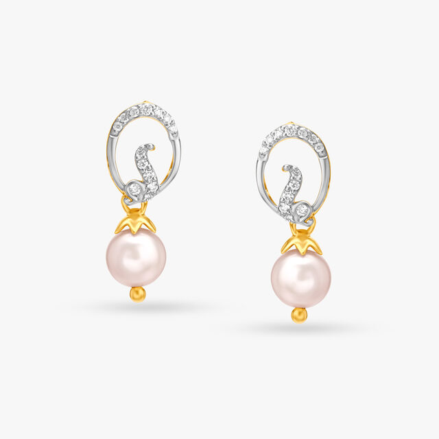 Exquisite Diamond Drop Earrings 