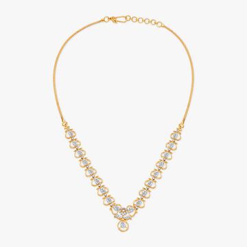 Satiny Diamond Necklace