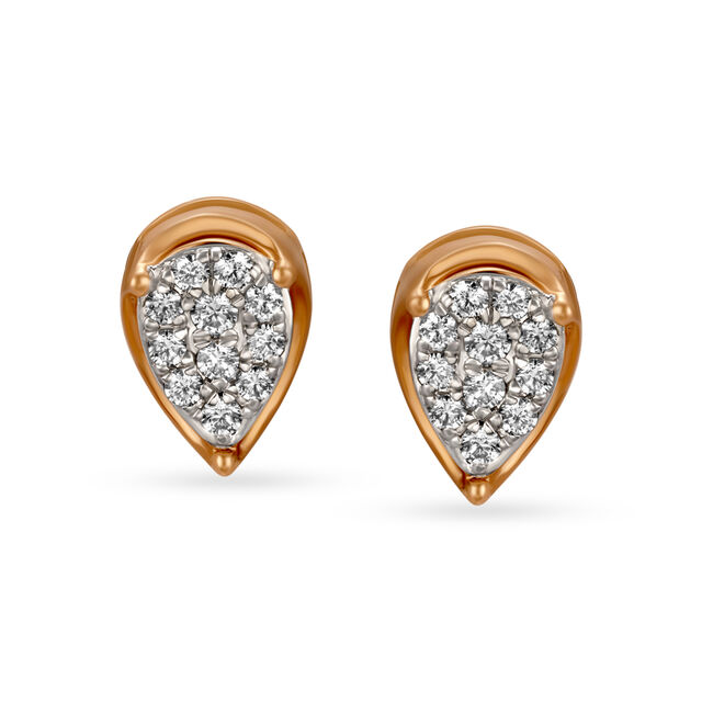 Stunning Rose Gold and Diamond Necklace Set