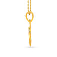 August Yellow Gold Dual-Tone Om Pendant,,hi-res 2