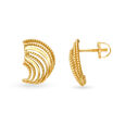 18KT Yellow Gold Stud Earrings to Match Your Elegance 4