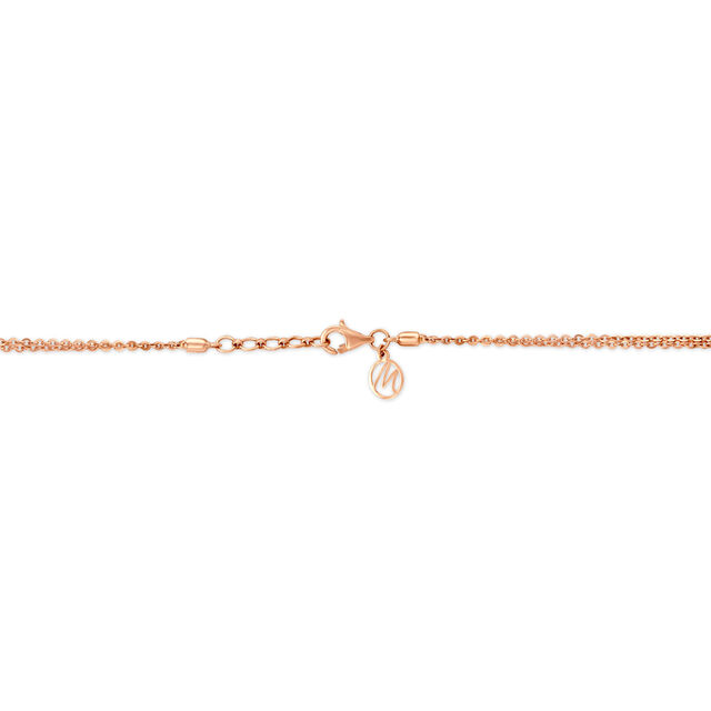 18KT Rose Gold Classy Dual Chain For Modish Perfection 2