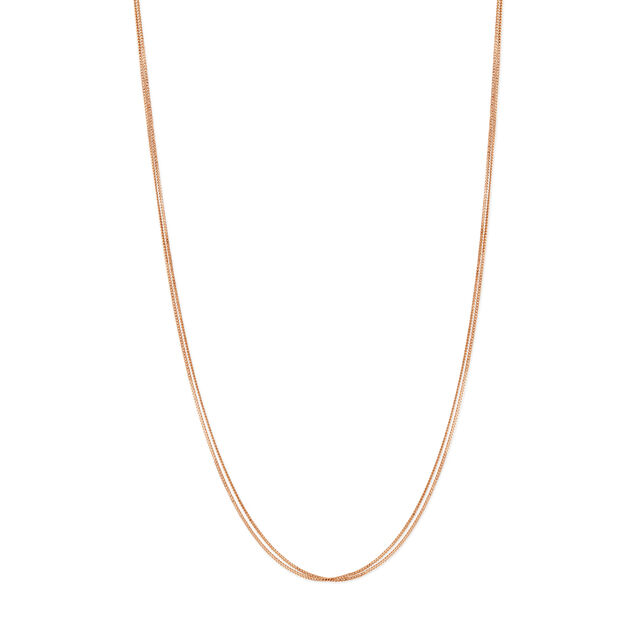 18KT Rose Gold Timeless Piece Of Modern Dual Layer Chain,,hi-res 
