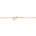 18KT Yellow Gold Hexagonal Gold Beaded Chain 2