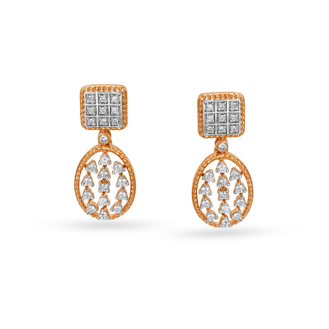 Embrace Elegance With 18KT Gold Drop Earrings,,hi-res 2