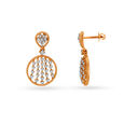 Dazzle Like A Diamond In 18KT Rose Gold Earrings,,hi-res 