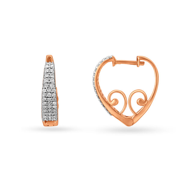 True Love In 18KT Gold Hoop Earrings,,hi-res 