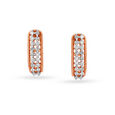 Dazzle Like A Star In 18KT Gold & Diamond Hoop Earrings 2