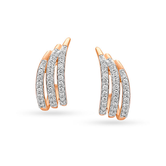 Rhythmic 18KT Rose Gold Earrings,,hi-res 2