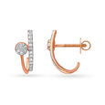 Shoot For The Stars In 18KT Gold & Diamond Hoop Earrings,,hi-res 
