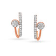 Shoot For The Stars In 18KT Gold & Diamond Hoop Earrings,,hi-res 2