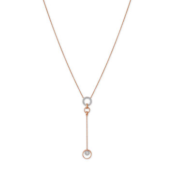Proclaim Your Love In 18KT Gold & Diamond Studded Necklace