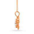 Look Radiant In 18KT Gold & Diamond Studded Pendant,,hi-res 2