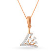 A Stem Of Hope In 18KT Gold Studded Pendant,,hi-res 