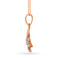 A Stem Of Hope In 18KT Gold Studded Pendant,,hi-res 2
