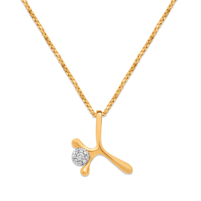 Mamma Mia 18 KT Yellow Gold Soft Aesthetics  Pendant,,hi-res 