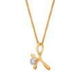 Mamma Mia 18 KT Yellow Gold Soft Aesthetics  Pendant,,hi-res 2
