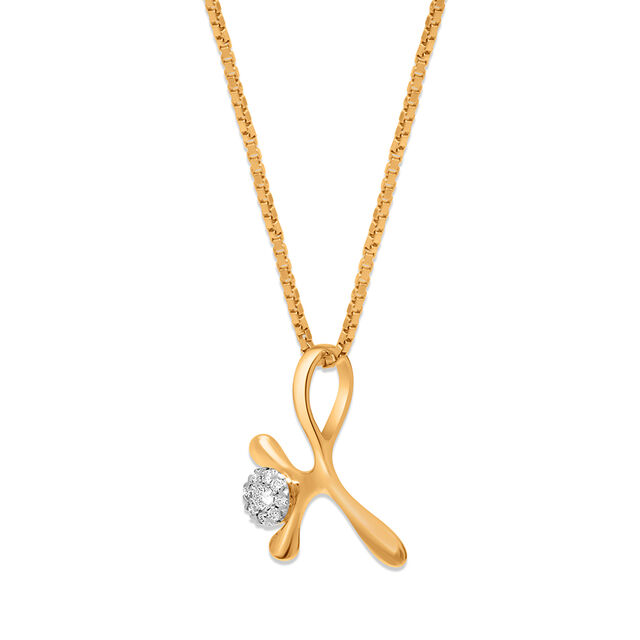 Mamma Mia 18 KT Yellow Gold Soft Aesthetics  Pendant,,hi-res 2