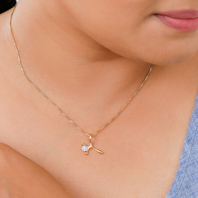 Mamma Mia 18 KT Yellow Gold Soft Aesthetics  Pendant,,hi-res 3