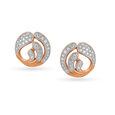 Heavenly 18KT Rose Gold & Diamond Ear Studs,,hi-res 2