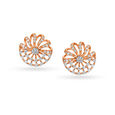 18KT Rose Gold Best Of Both Worlds Stud Earrings,,hi-res 2