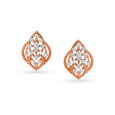 Leave Them Awestruck In 18KT Gold & Diamond Ear Studs,,hi-res 2