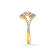 Floral Charm Diamond Finger Ring 3