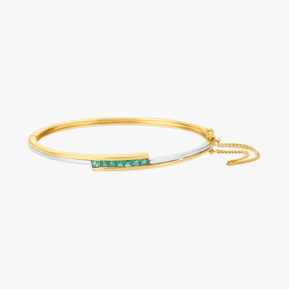 Tanishq emerald bangles on sale