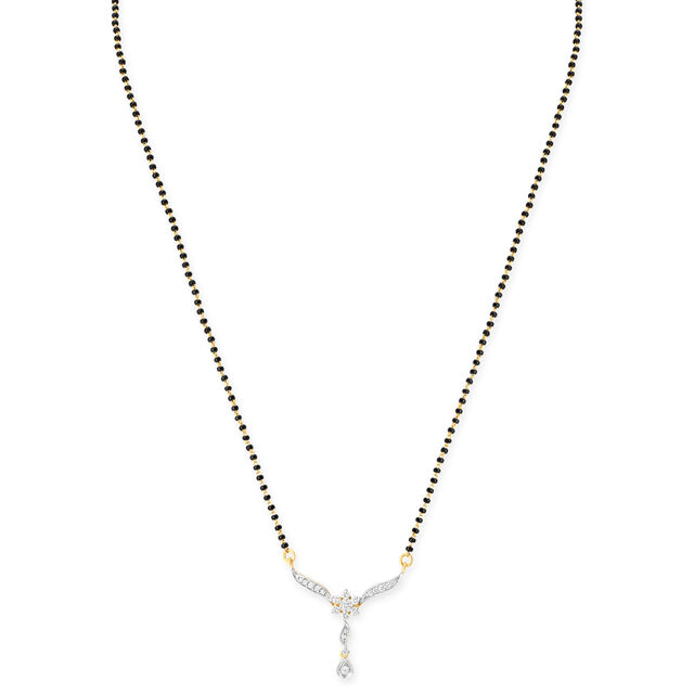 Stylish Diamond Mangalsutra,,hi-res 2