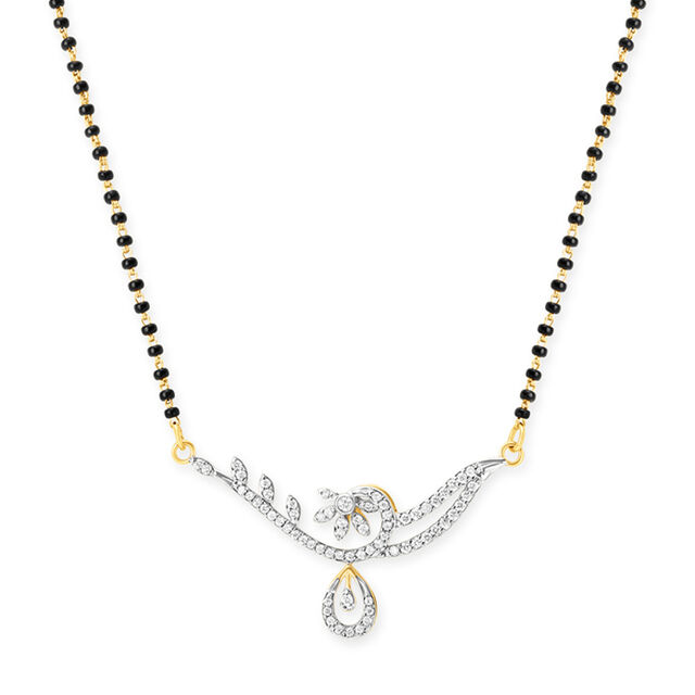 Nature Inspired Diamond Mangalsutra,,hi-res 2