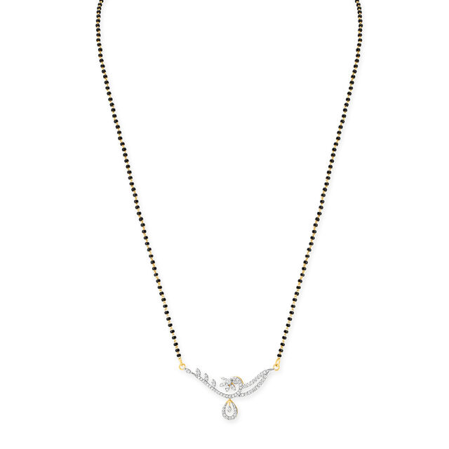 Nature Inspired Diamond Mangalsutra,,hi-res 3