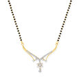 Contemporary Vines Diamond Mangalsutra,,hi-res 