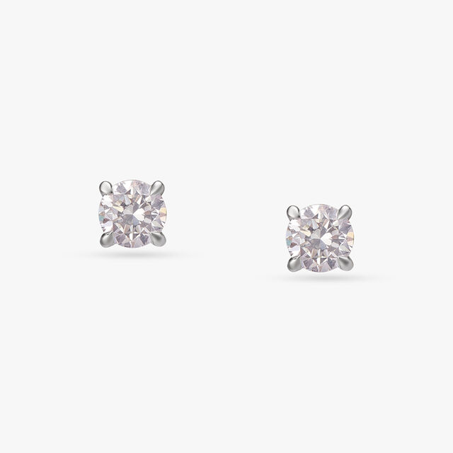 Sparkling Martini Diamond Stud Earrings