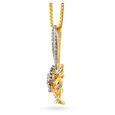 Gleaming Floral Diamond Pendant and Earrings Set,,hi-res 2