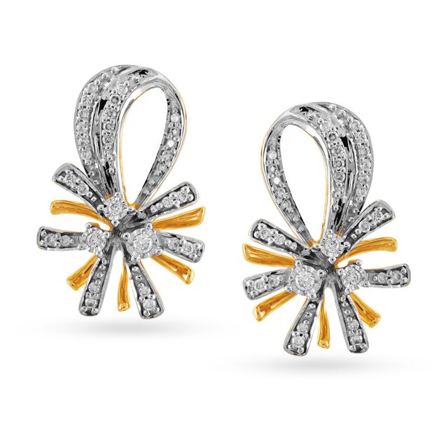 Gleaming Floral Diamond Pendant and Earrings Set,,hi-res 3