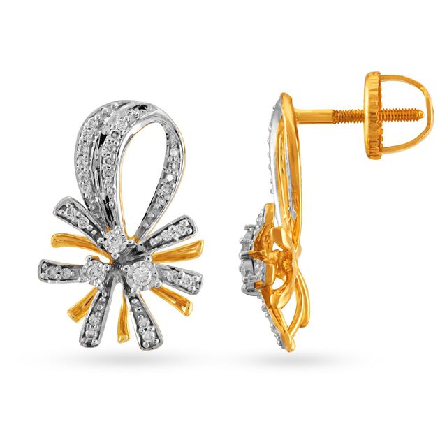Gleaming Floral Diamond Pendant and Earrings Set,,hi-res 4