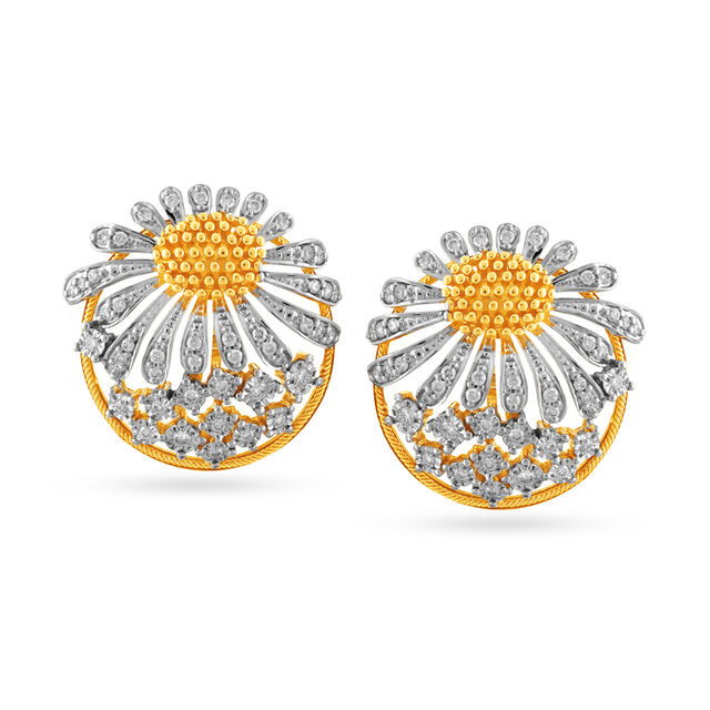 Marvellous Diamond Pendant and Earrings Set in Yellow and White Gold,,hi-res 3