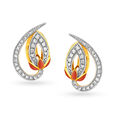 Ethereal  Gold And Diamond Flower Bud Necklace Set,,hi-res 3