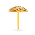 Dazzling 18 Karat Dual-Toned Gold And Diamond Floral Finger Ring,,hi-res 3