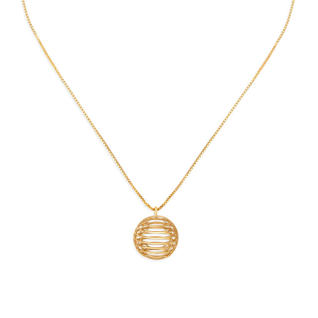 Tanishq Gold Pendant with Chain 2