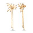 18 KT Yellow Gold Festive Diamond Detachable Drop Earrings,,hi-res 2