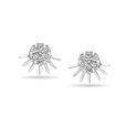 18 KT Detachable Yellow And White Gold Sparkling Sunrise Stud Earrings,,hi-res 4