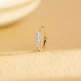 Grand Cluster Diamond Nose Ring 