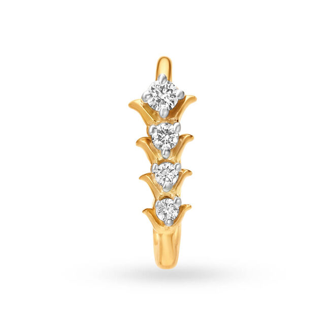 Shimmering Sparkles Diamond Nose Pin,,hi-res 