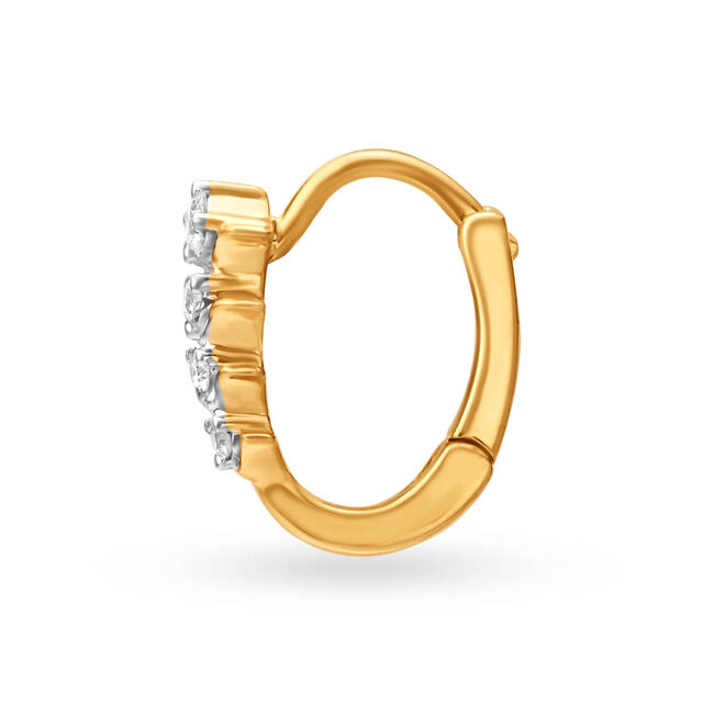 Shimmering Sparkles Diamond Nose Pin,,hi-res 2